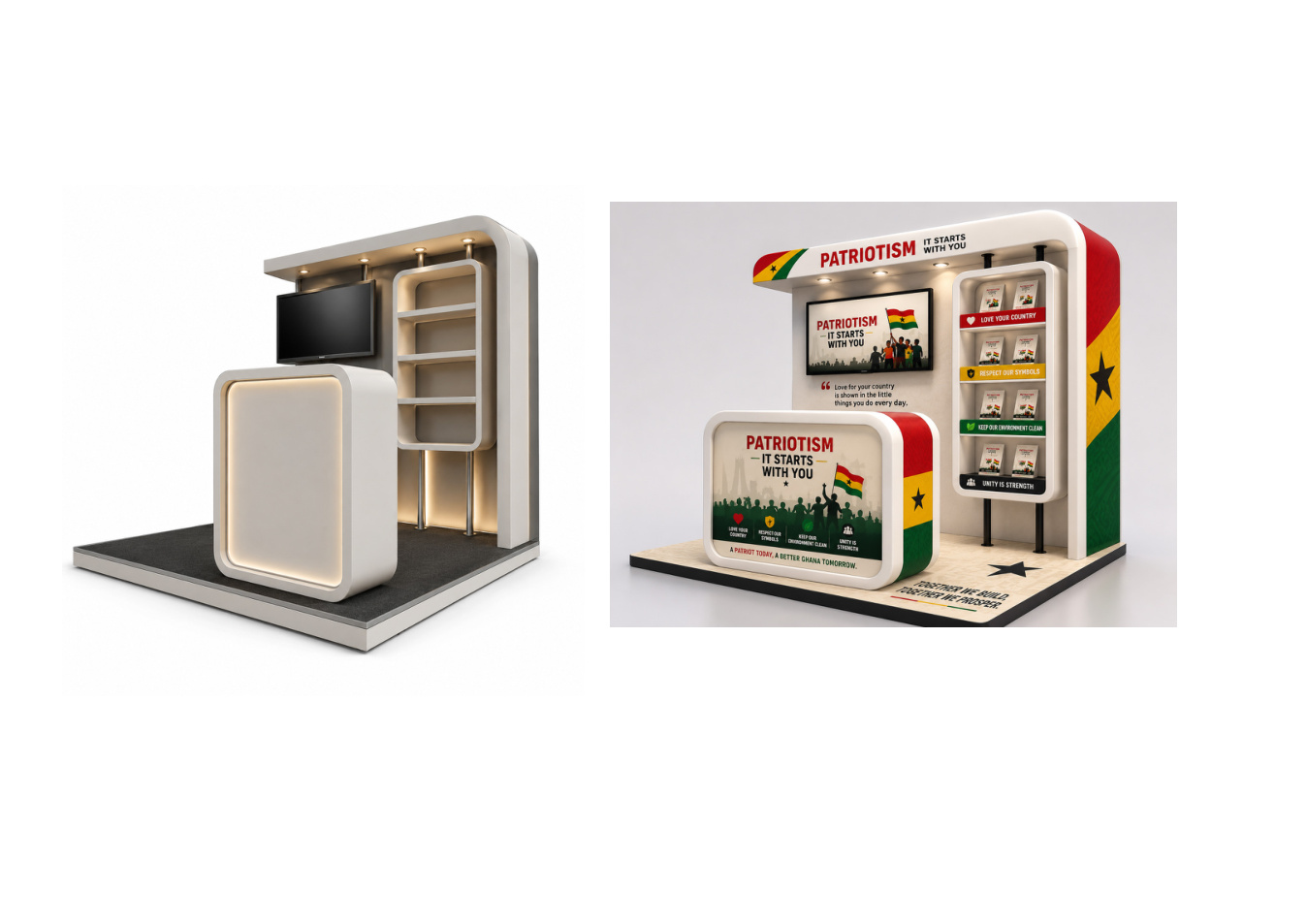 OFI retail kiosk 3D concept