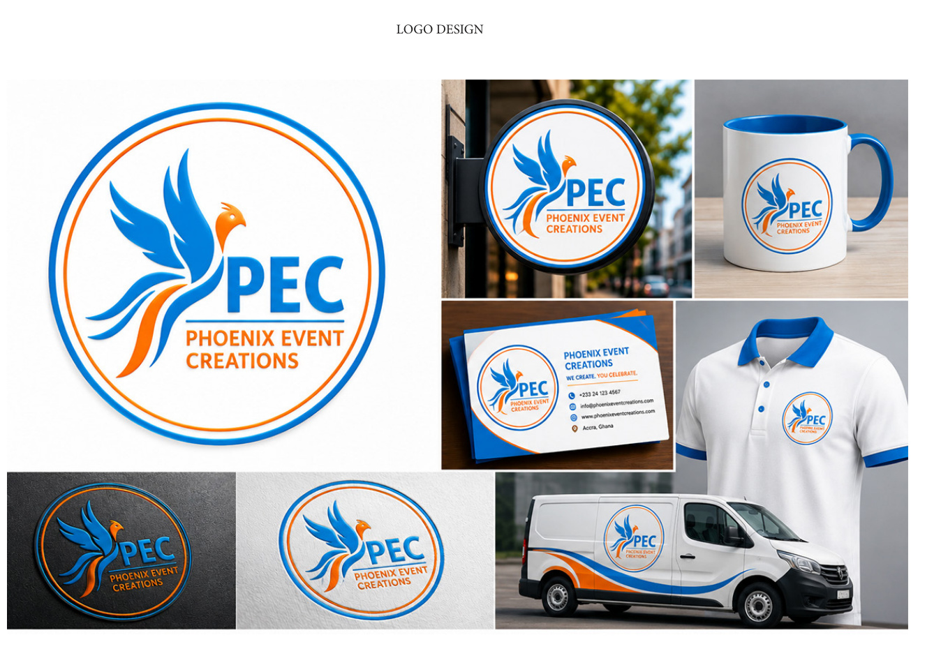 Phoenix Event Creations branding
